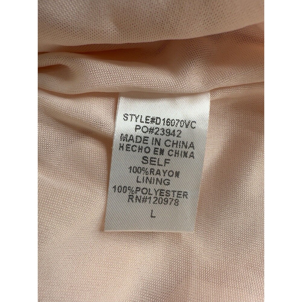 Vici Pink and Orange Pleated Midi Sundress - Picture 6 of 7
